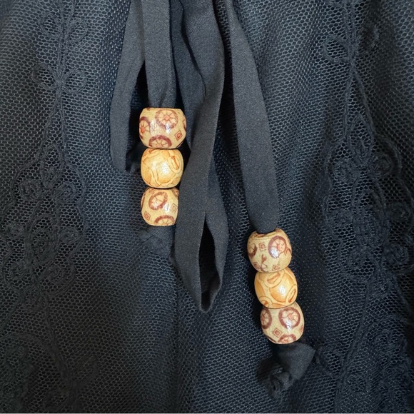 Chaser Romper Black Lace Size Small Spaghetti Straps Adjustable Cinch Waist NWT - Picture 12 of 16